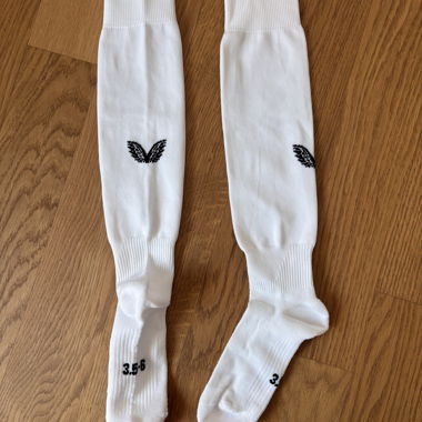 Chaussettes de football blanches