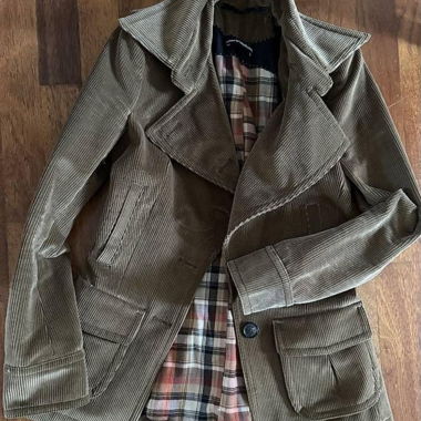 Giacca in velluto a coste Drykorn marrone, colore caramello Tg. 34/36