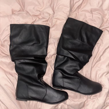 Bottes plates noires