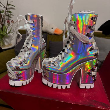 *NEW* Shiny Corset Boots
