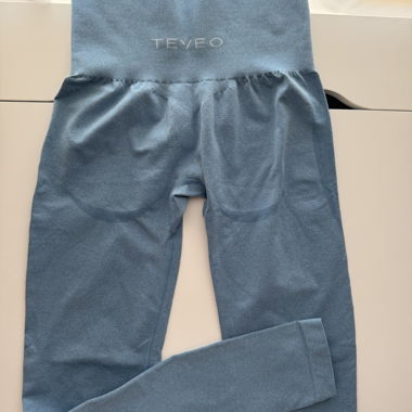 Blaue Teveo Leggings