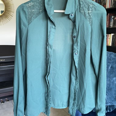 Bluse türkis 34