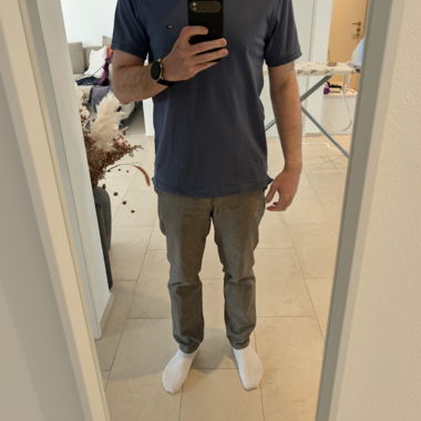 Polo Tommy Hilfiger en indigo délavé