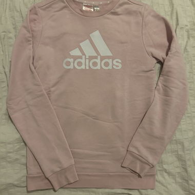 Pale pink Adidas sweatshirt