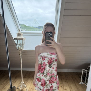 Rosen Tube-Kleid/Top