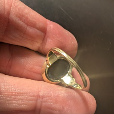 Goldene Siegelring