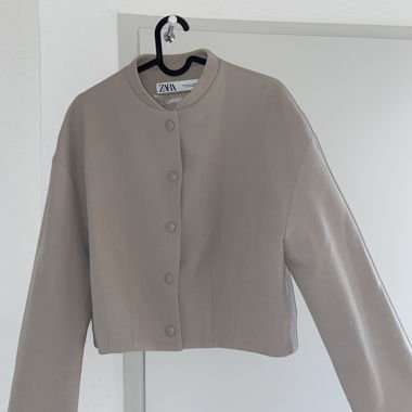 Veste courte Zara beige