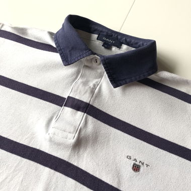 Polo Gant Long Sleeve Men White XL