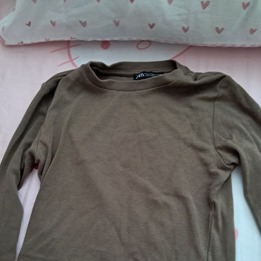 Langarm Crop Top