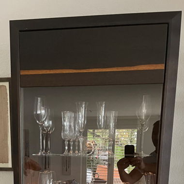 Glasvitrine Venjakob räuchereiche wie neu