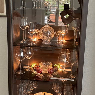 Glasvitrine Venjakob räuchereiche wie neu