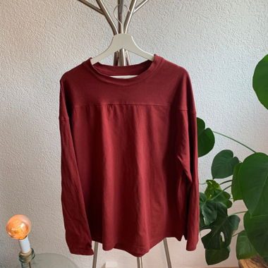 Arket Men Sweatshirt Burgundy
