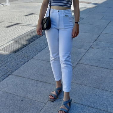 Weisse Jeans