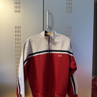 Japanese Sport Sweatshirt - Red, White