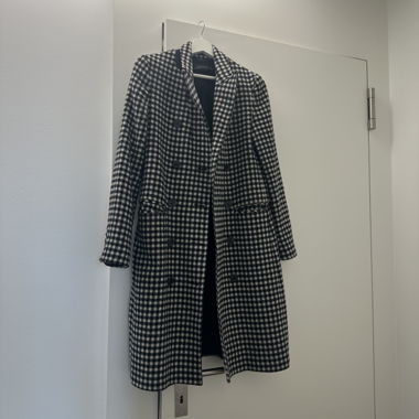 Manteau Trench à Carreaux ZARA