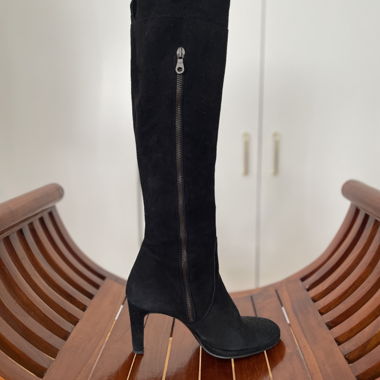 Elio e Leo boots with heels - black