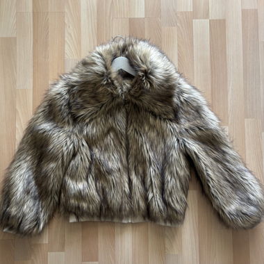 Brown Faux Fur Jacket
