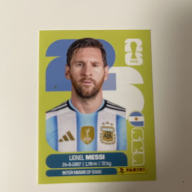 Lionel Messi Panini Card