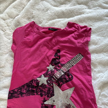 T-shirt rosa pop star