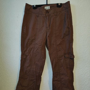 Cargo brun taille basse