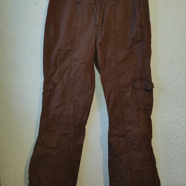Cargo brun taille basse