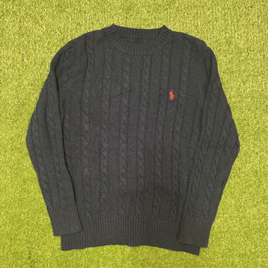 Felpa in maglia Polo Ralph Lauren blu