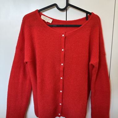 Roter Sezane Cardigan