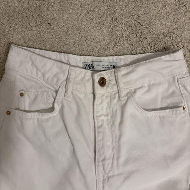 White Zara Mom Jeans