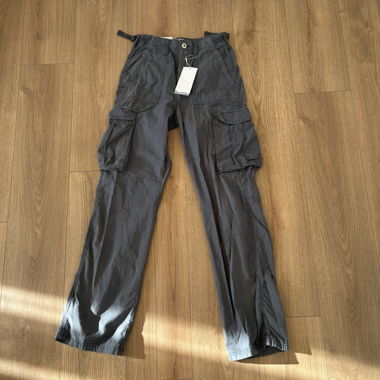 Pantaloni cargo Bershka grigi taglia 34