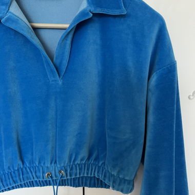 Sweatshirt en velours