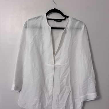 Weiße Tunika Bluse