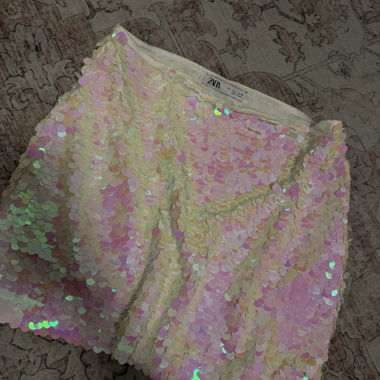 Gonna con paillettes Zara