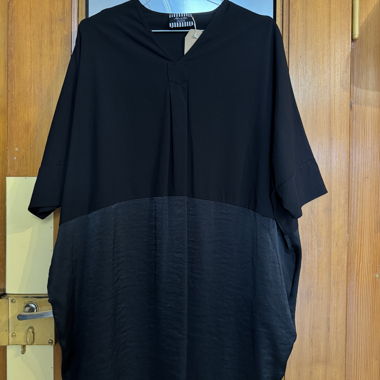 Abito oversize nero