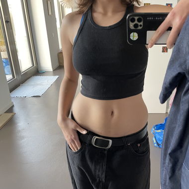 BLACK CROPTOP