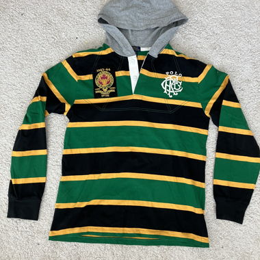 Ralph Lauren hooded rugby shirt