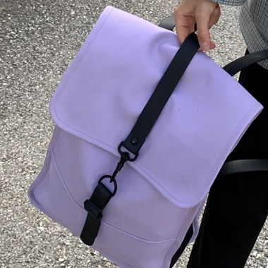 Lavendel-Roll-Top-Rucksack