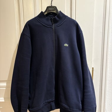 Felpa Lacoste blu navy con zip