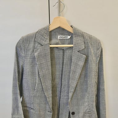 UNIQUE21 Checked Tailored Blazer and Trousers  