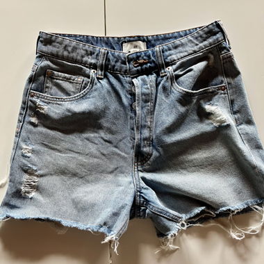 Short en jeans
