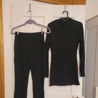 Zweiteiliges Set Schwarz