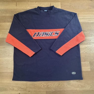 Felpa in pile Asics blu navy XL