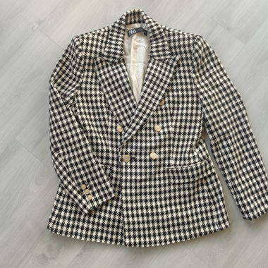Blazer Zara a pied de poule