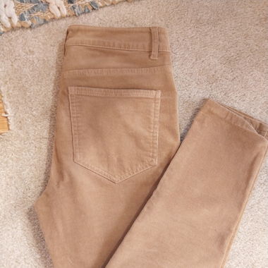 Pantalon velour slim