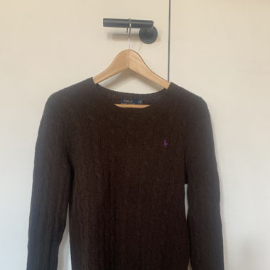 Brauner Kaschmir Pullover 