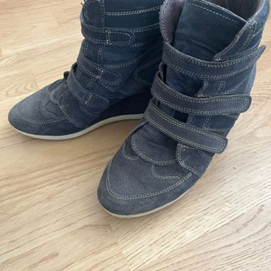 Dark blue fake Isabel Marant Wedges