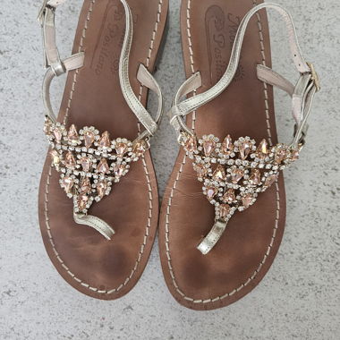 Sandales en cuir