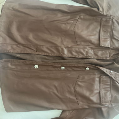 Leder Jacke 