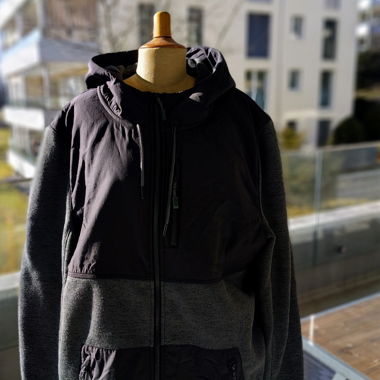 Übergangsjacke (petrol/schwarz)