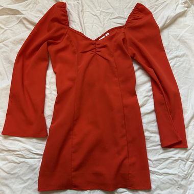 Vestito corto arancione Collusion