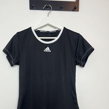 Adidas tennis T-shirt black size S